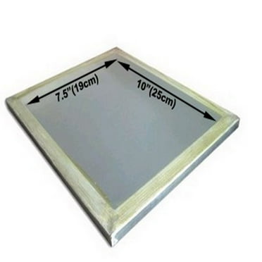 PreAsion Silk Screen Printing Stretched Fixed Frame 1Pc 7.5"x10" Stretched Aluminum Frame With 180 Mesh Screen