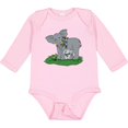 thumbnail image 3 of Inktastic Autism Support Elephants Boys or Girls Long Sleeve Baby Bodysuit, 3 of 5