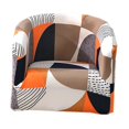 thumbnail image 1 of Rongfmy Velvet Tub Chair Covers Sofa Cover Furniture Protector Home Decor geometry 2, 1 of 9