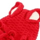 thumbnail image 4 of Gorros cálidos con patrón de dos orejas para bebés de 1 a 4 años rojo, 4 of 9