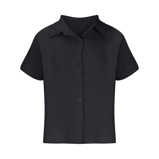 Pompotops Chemisier Décontracté en Chiffon à Manches Longues pour Femmes en Solde