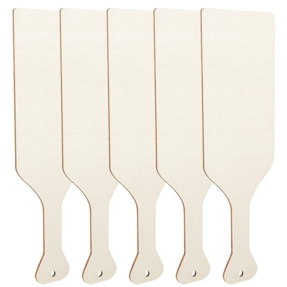 Qnmwood 5Pcs Mini Wooden Cutting Boards with Handle for Crafts & Cooking