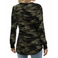 thumbnail image 3 of Fantaslook Long Sleeve Blouses for Women V Neck Button Casual Tops Tunic Henley T Shirts, 3 of 7