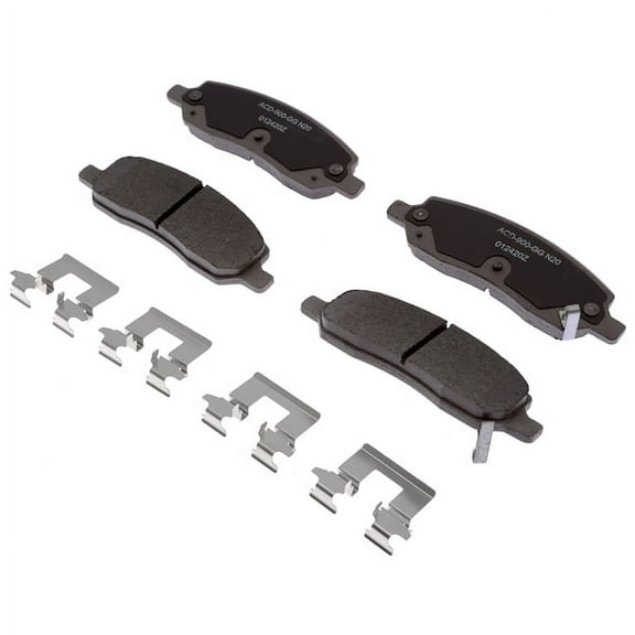 ACDelco 14D1172CHF1 Ceramic Disc Brake Pad Fits select: 2006-2011 BUICK LUCERNE, 2006 CADILLAC COMMERCIAL CHASSIS