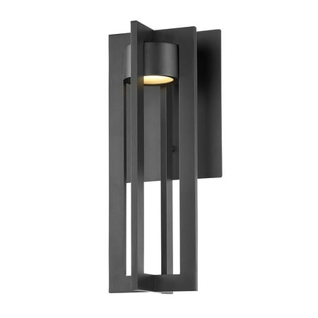 

Wac Lighting Ws-W48616 Chamber 1 Light 16 Tall Integrated Led Outdoor Wall Sconce - Black
