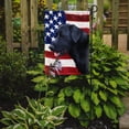 thumbnail image 2 of Majorca Shepherd Dog American Flag Garden Flag, 2 of 3