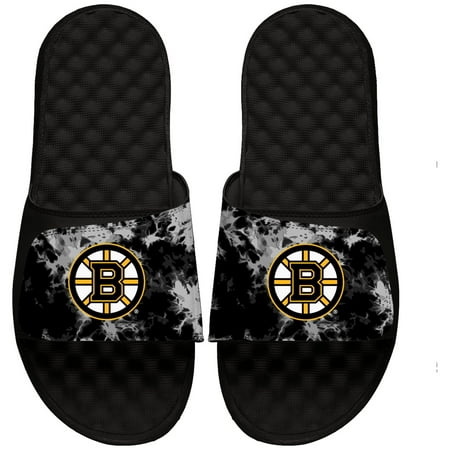 

ISlide Black Boston Bruins Acid Wash Slide Sandals