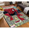 thumbnail image 4 of Super Hero Rug, Cartoon Rug, Boyroom Rug, Children Rugs, Gift For Him, Gift For Her, Machine Washable Rug, Bedroom Rug, Pattern Rug, 2.6'x4' - 80x120 cm, 4 of 8
