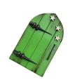 thumbnail image 1 of Yuarrent Puerta de árbol en miniatura de madera, pasamanos de jardín de parque doméstico portátil, decoración de puertas decorativas, adorno, Kits de decoración para fiestas dos Yuarrent HA068115-02B, 1 of 6