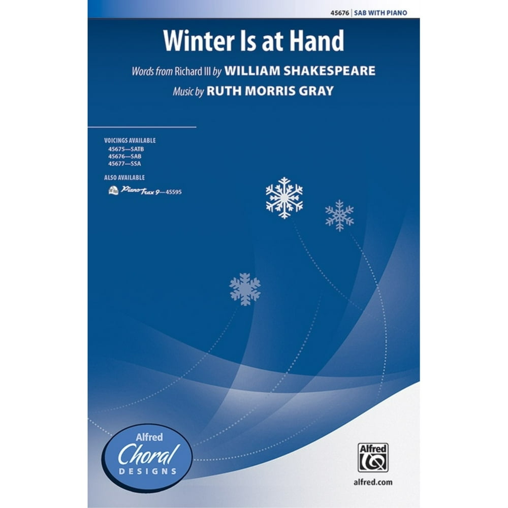 Download Winter Is at Hand - Words by William Shakespeare, music by Ruth Morris Gray - Walmart.com ...