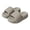 .Gray, variant on Agkizg Women Bathroom Slippers, Shower Shoes, One Strap Slide Sandals Cushioned Casual Indoor Outdoor Daily Slippers