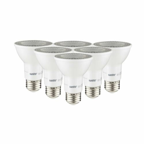 Diodesy- Pack of 6 PAR20/LED/7W/FL40/D/E/40K/6PK PAR20 LED Reflector Light Bulb, 7 Watts (50W Equivalent), 4000K Cool White, Dimmable, CRI 82, E26 Medium Base Outdoor & Indoor Spotlight & Floodlight