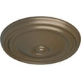 thumbnail image 3 of Ekena Millwork 12"OD x 1 3/4"P Reece Ceiling Medallion (Fits Canopies up to 2 3/8"), Hand-Painted Warm Silver, 3 of 6