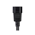 thumbnail image 5 of Monoprice Heavy Duty Power Cable - 3 Feet - Black | IEC 60320 C14 to IEC 60320 C15, 14AWG, 15A, SJT, 100-250V, 5 of 6