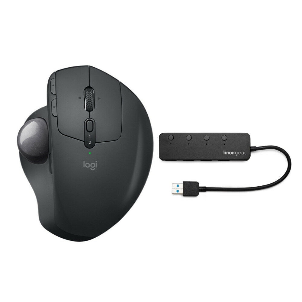 Logitech MX Ergo Wireless Trackball Mouse with 4 Port USB 3.0 HUB