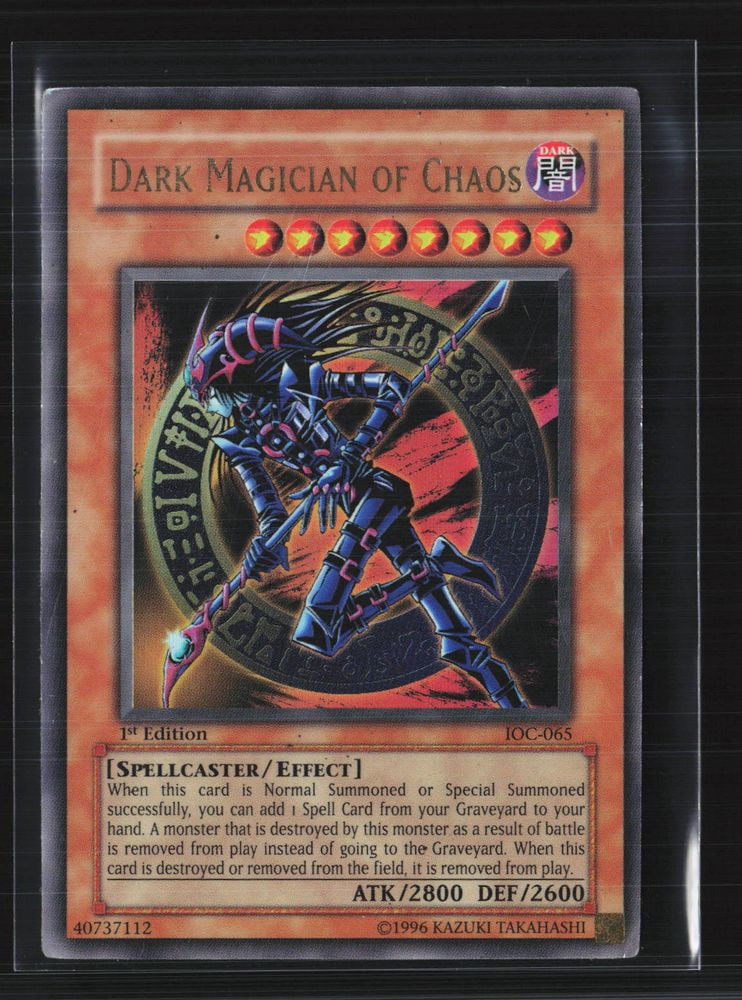 2004 Yu-Gi-Oh! Invasion of Chaos Dark Magician of Chaos Ultra Rare 1st Edition #IOC-065