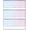 Red-blue Prismatic 3 Per Page, variant on NextSecure Blank Laser/Ink-Jet Checks, 500 Sheets Per Pack Burgundy Top