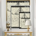 thumbnail image 2 of French chandeliers Couture I - Fashion Framed Canvas, 2 of 3