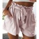 thumbnail image 3 of Pantalones cortos casuales de mujer de moda elástico de cintura alta pantalones cortos de verano de mujer, 3 of 5