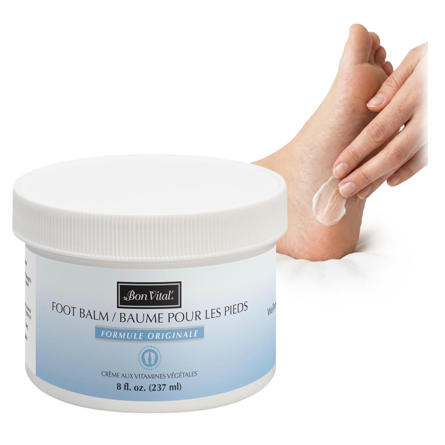 Bon Vital' Original Foot Balm, 36 oz Pump Jar, 1 Pack