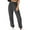 Black, variant on Sngxgn Women's High Waist Wide Leg Cargo Pants with Pockets Casual Fit Stretch Leggings Gym Sweatpants(Black,S)