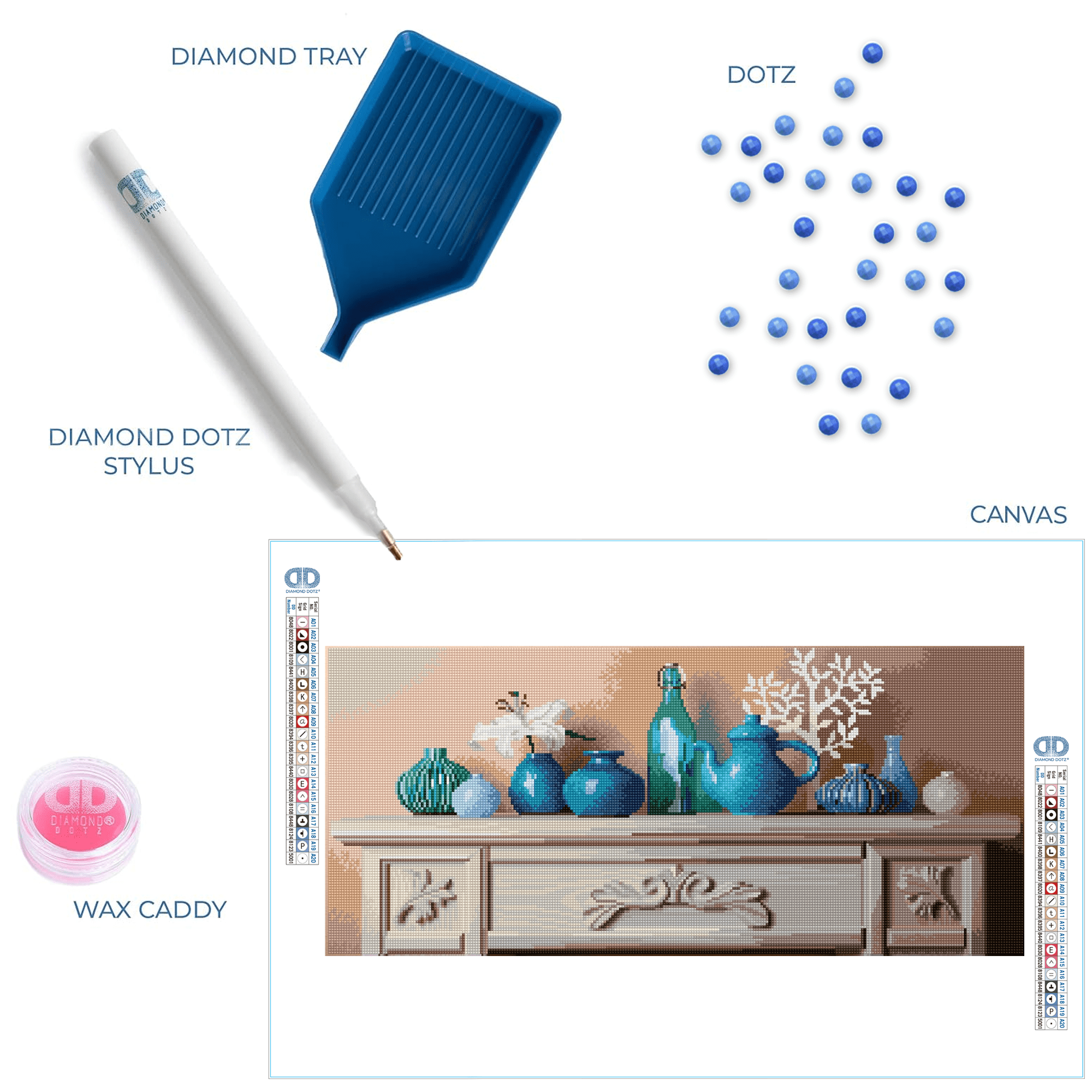Diamond Dotz Home Decor Diamond Painting Kits for Adults - Diamond Art Kits a Relaxing Creative Craft Kit with Dotz Gems 28.4"x12.6"