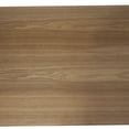 thumbnail image 6 of DecMode 47" x 18" Brown Wooden 1 Shelf Coffee Table with 2 Cane Front Drawers and Gray Metal Frame, 1-Piece, 6 of 13