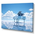 thumbnail image 2 of Designart "Piano Floating Above The Clouds" Music Wall Art Living Room, 2 of 7