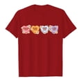 thumbnail image 6 of Ichuanyi Womens Tops, Summer Clearance Women Crewneck Love Print T-Shirts Print Tees Short Sleeve T-Shirt Blouse Tops, 6 of 6