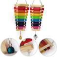 thumbnail image 4 of Interactive Chicken Xylophone Toy with Grind Stone bell Pendant for Coop Pecking, 4 of 6