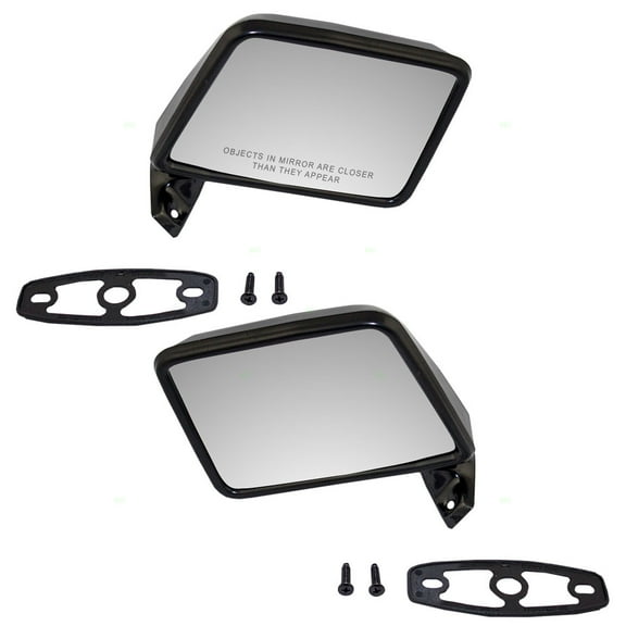 Brock Manual Mirror for 1984-1990 Bronco II Paddle Type Set E5TZ17682D 1985-1991 F-150