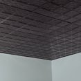 thumbnail image 2 of FASÄDE Traditional 10 Decorative Vinyl 2ft x 2ft Lay in Ceiling Panel in Smoked Pewter (5 Pack), 2 of 5