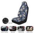 thumbnail image 6 of XYZCANDO Blooming Flowers Car Seat Covers 2 Pack Breathable Car Seat Covers for Women Removable Automotive Accessories Universal Fit for Most Cars,SUVs,Sedans, 6 of 7