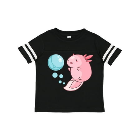 

Inktastic Cute Axolotl and Bubbles in Heart Shape Boys or Girls Toddler T-Shirt