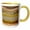 Yellow/White, variant on 3drose, Sulphur Caldron, Yellowstone Np, Wyoming, Usa - Us51 Pox0125 - Pete Oxford, 11oz Two-tone Black Mug