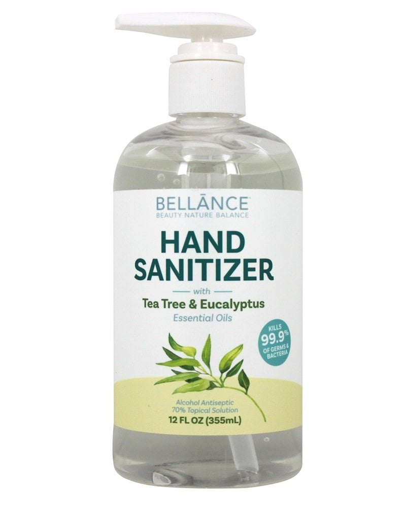 Bellance Hand Sanitizer with Essential Oils Tea Tree & Eucalyptus