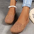 thumbnail image 3 of CHICVOMEY Loafers for Women Business Casual Slip On Shoes Loafers Lightweight Memory Foam Comfort with Anti-Slip Sole Women Flats for Office Walking & Daily Wear, 3 of 7