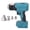 Blue, variant on UsilkU Cordless Heat Gun, 3-Speed Variable Temperature Handheld Heating Machine with 4 Nozzles, 20V High Power Hot Air Gun for Heavy Duty Crafting, Wrapping and Tubing, Red (10 inches / 25.4 cm)