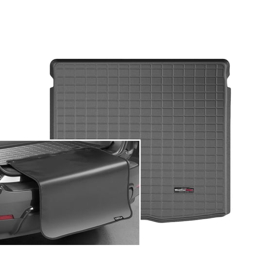 WeatherTech Cargo Trunk Liner with Bumper Protector compatible with Mercedes AMG GLE 63 S SUV, GLE SUV, GLE-Class, AMG GLE 53 SUV - Behind 2nd Row w/ Bumper Protector, Black