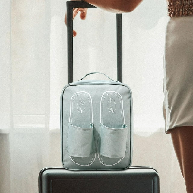 Organizador de embalaje de bolsas de zapatos para maletas de Waterproo Bolsas de zapatos de viaje azul Macarena Bolsa de almacenamiento de zapatos