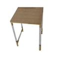 thumbnail image 5 of Set of 3 Nesting Side End Tables, Faux Leather Top, Clear Acrylic Legs, 5 of 6