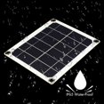 thumbnail image 3 of Panel Solar Portátil de 10 W con Doble USB 5 V 2 A, Placa de Células Solares para Coche, Carga de Teléfono y Acampada Al Aire Libre, 3 of 5