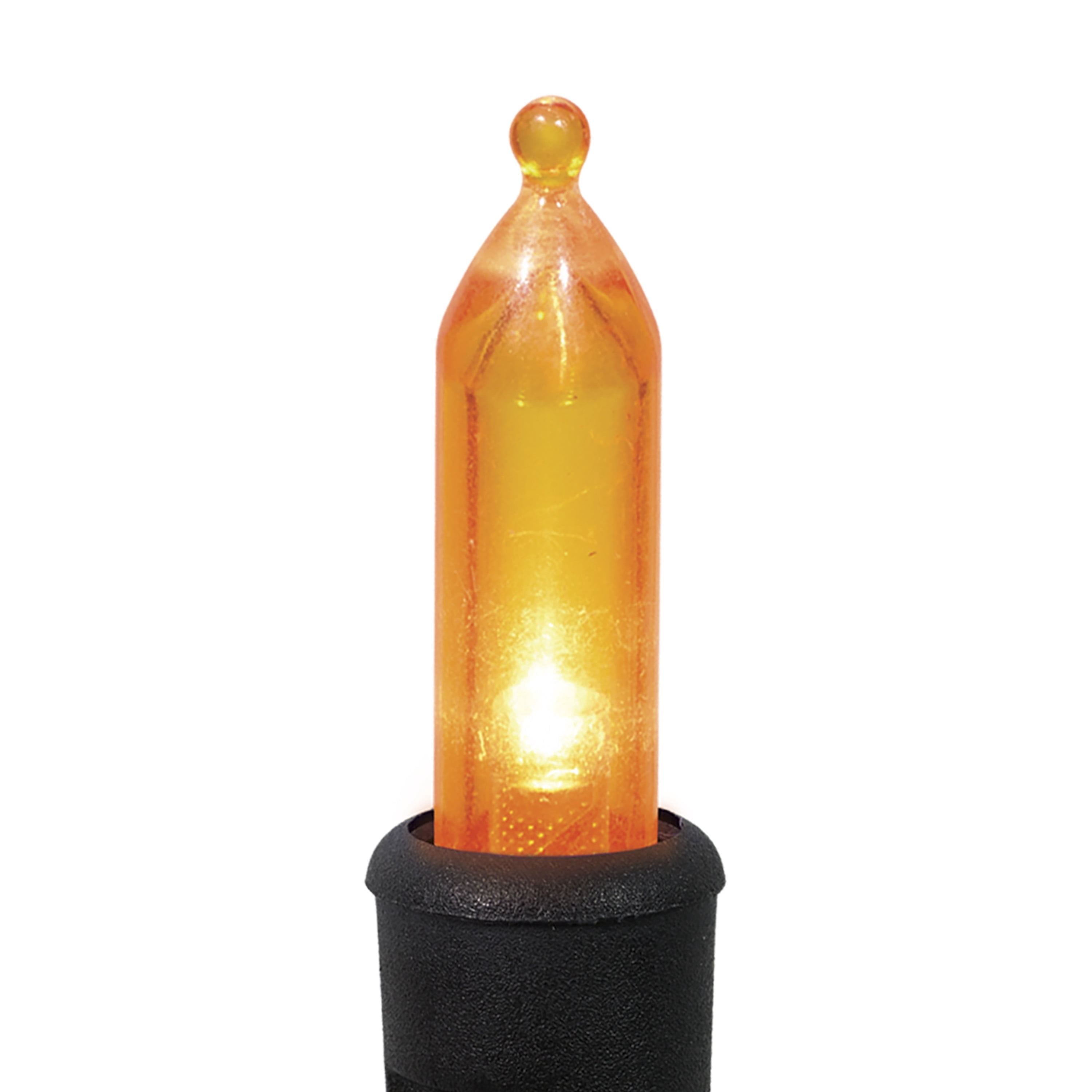 Indoor/Outdoor 200-Count LED Mini String Lights, Orange, 39', Halloween by Way To Celebrate