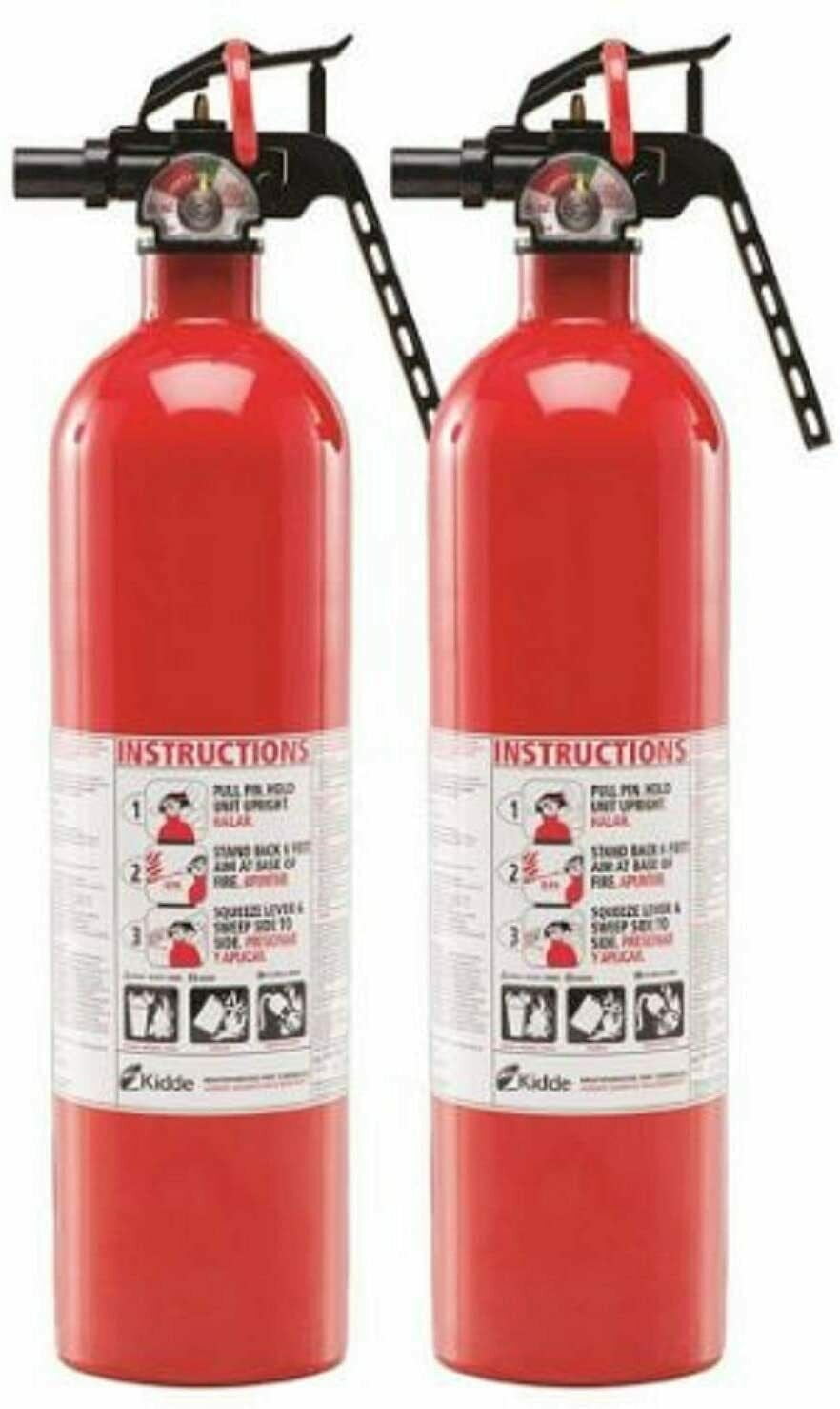 Kidde Multipurpose Corrosion Resistant Fire Extinguishers, 2 Pack