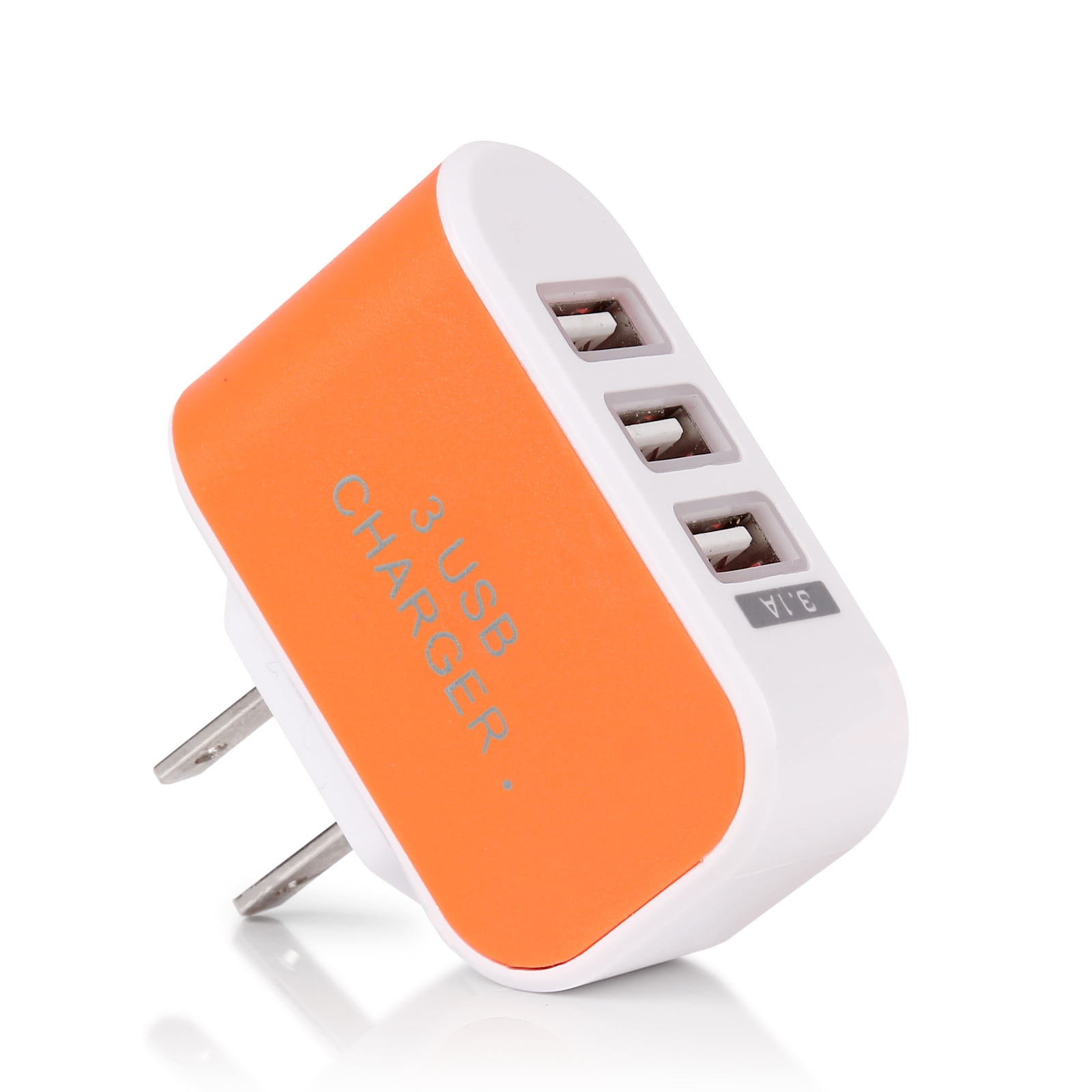 US Plug 3.1A Universal Wall Charger Travel Adapter 3 USB Ports for