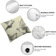 thumbnail image 4 of Jiayy 2pcs Throw Pillow Cover Soaring White Pigeons Engraved Birds in Flight Vintage Home Decor Pillowcase 18x18 Inch Cushion Cover for Sofa Couch Bed and Car, 4 of 6