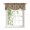 Brown, variant on Brown Geometric Tie Up Valances Curtain, Southwestern Motifs Tribal Ethnic Rustic Wood Grain Adjustable Rod Pocket Window Treatment Short Tie Up Curtains Valances for Kitchen Bathroom 42x12 Inches