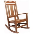 thumbnail image 1 of PolyTEAK Porch Rockers Collection Poly Lumber Rocking Chair, Brown, 1 of 8