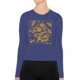 thumbnail image 2 of Save the Bees Floral Design Women's Long Sleeve, 2 of 3