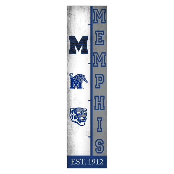 Memphis Tigers 6" x 24" Progression Wood Sign